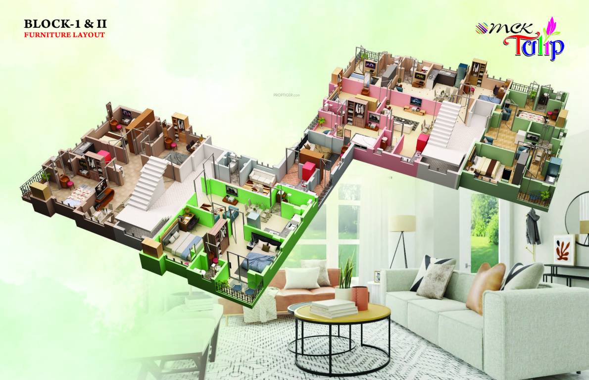  mck tulip Block 1 Cluster Plan