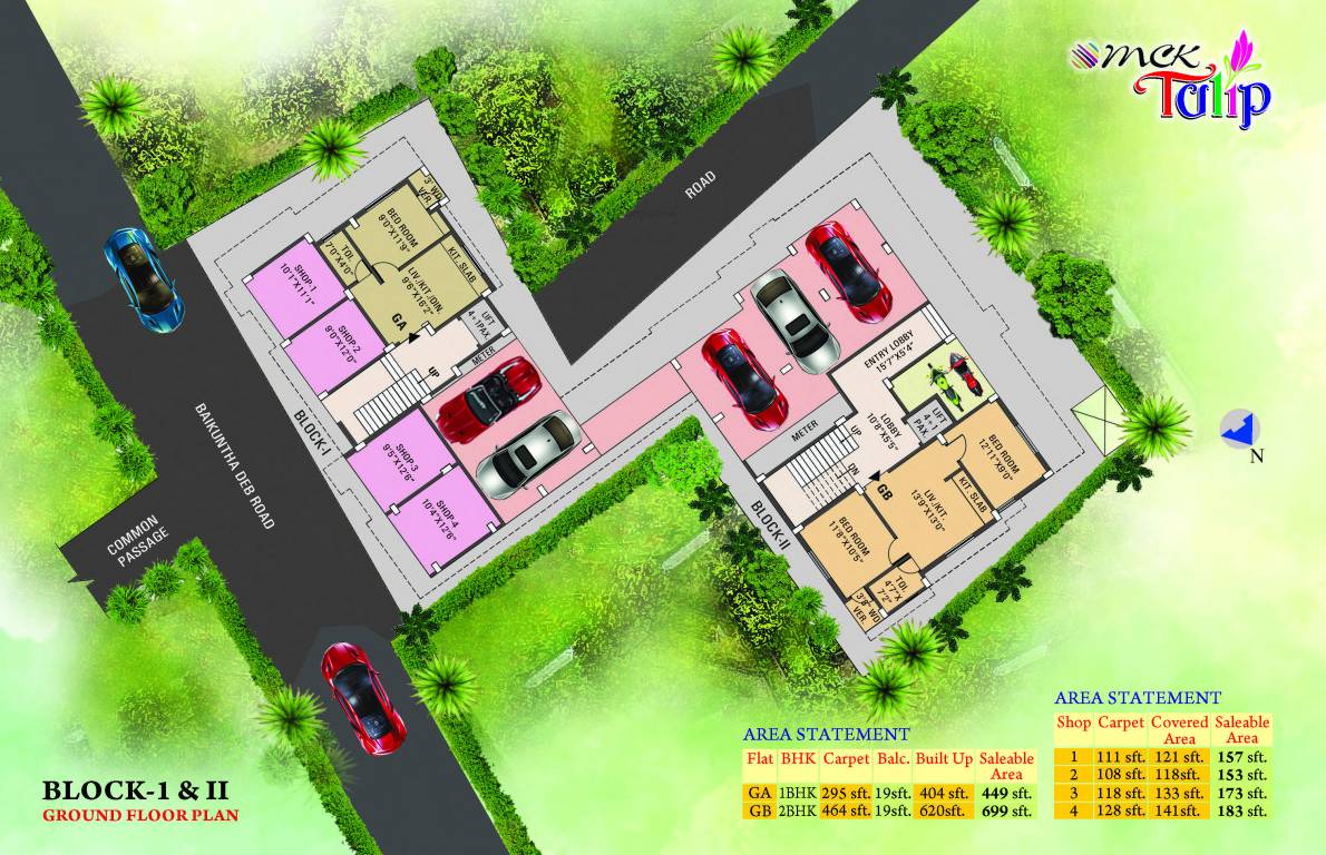 mck tulip Block 1 Cluster Plan