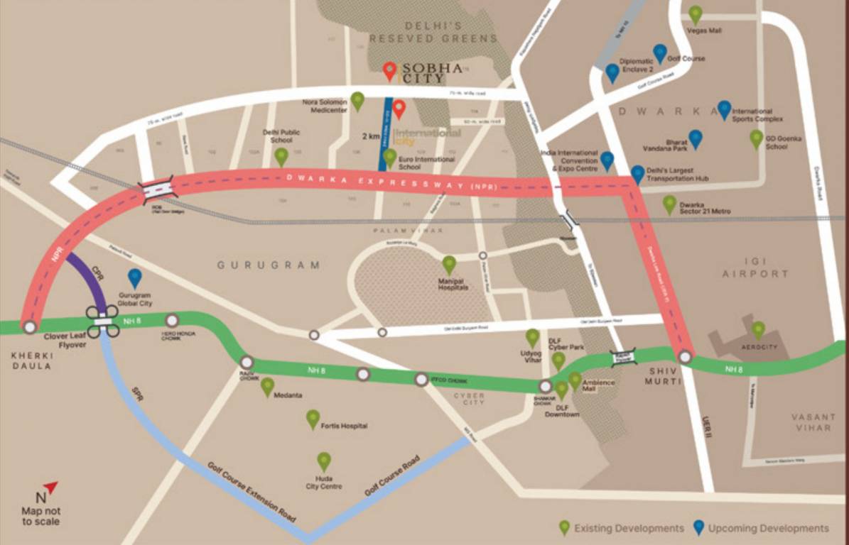 city vista residences Location Plan