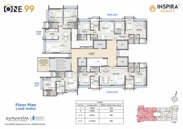  gurukripa Wing A Cluster Plan
