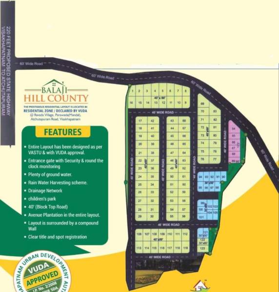Layout Plan balaji-hill-county Layout Plan