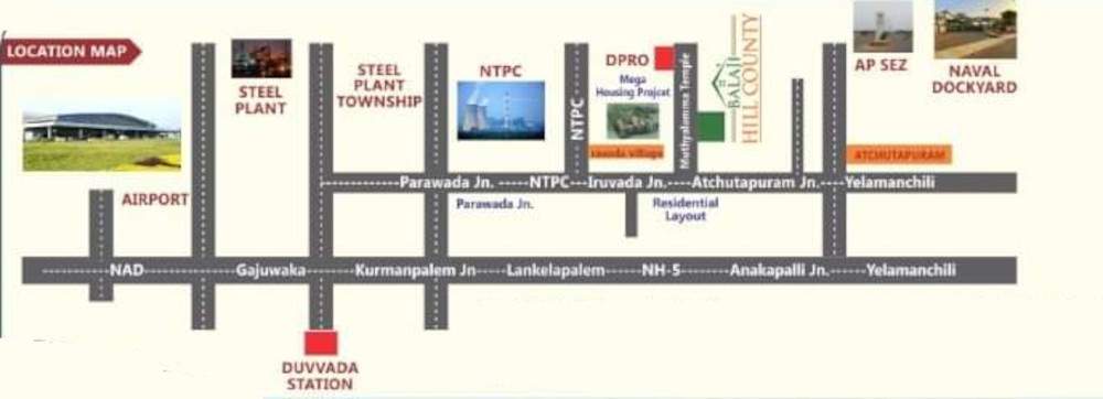  balaji hill county Location Plan