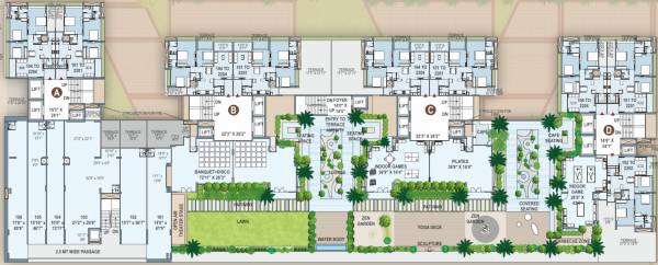  praharsh-bluebell Tower A,B,C,D Cluster Plan For 1st Floor