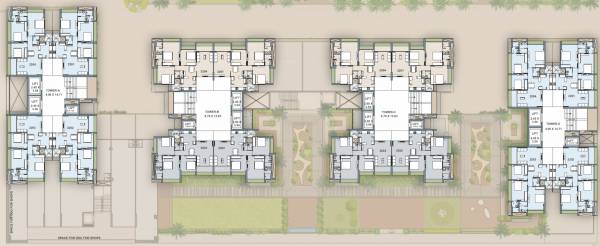  praharsh-bluebell Tower A,B,C,D Cluster Plan For 22th Floor