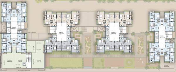  praharsh-bluebell Tower A,B,C,D Cluster Plan For 2nd Floor