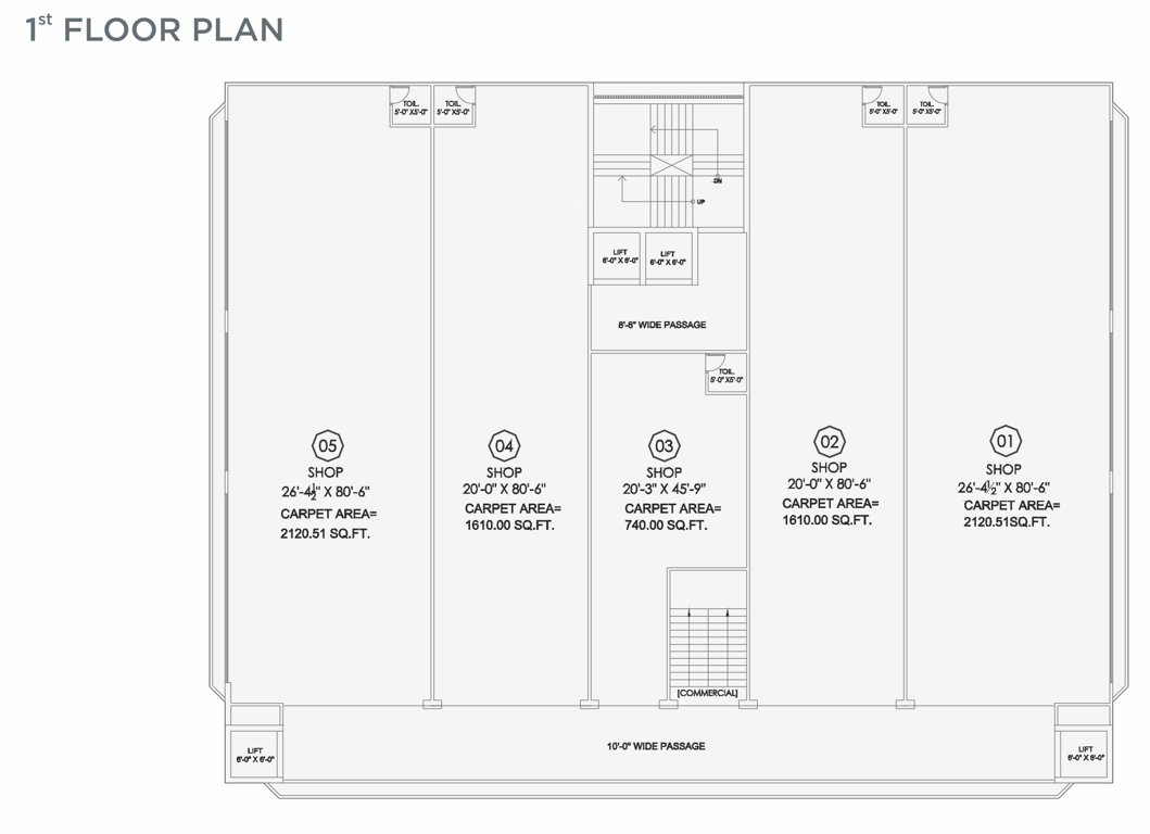  401 aarna 401 Aarna Cluster Plan for 1st Floor