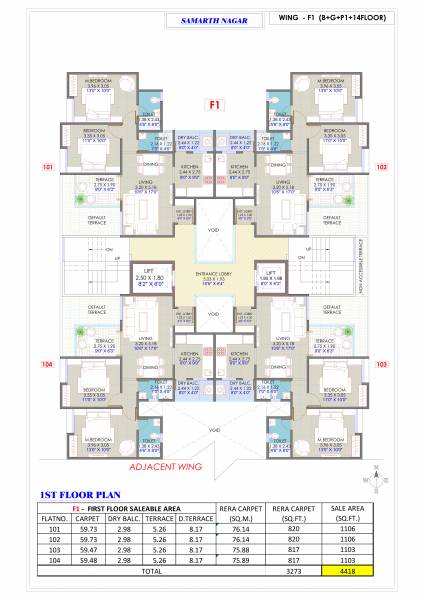 F1 F 2 Cluster Plan samarth-nagar-phase-ii F1 F 2 Cluster Plan