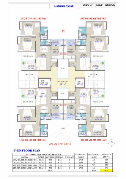 F1 F 2 Cluster Plan samarth-nagar-phase-ii F1 F 2 Cluster Plan