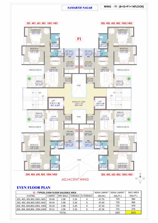  samarth nagar phase ii F1 F 2 Cluster Plan