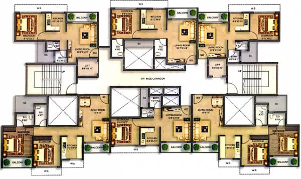  the-greens Aster Cluster Plan