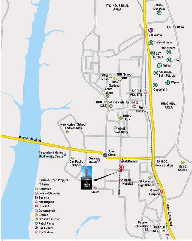  delta icon Location Plan