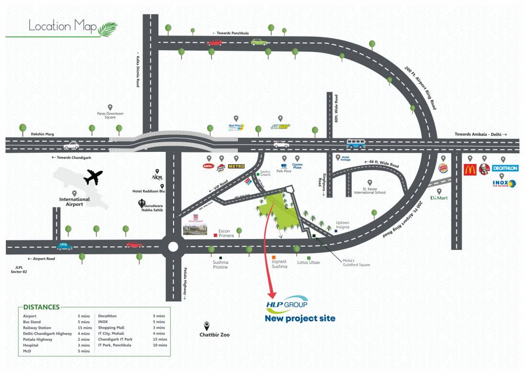 palmillas Location Plan