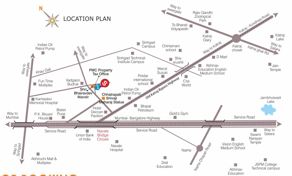  shiv suman residency Location Plan