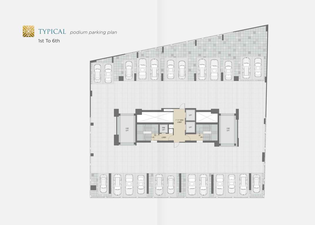  altura Altura Cluster Plan from 1st to 6th Floor
