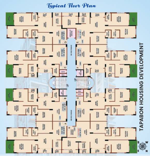 park-view-tower Park View Tower Cluster Plan For Typical Floor