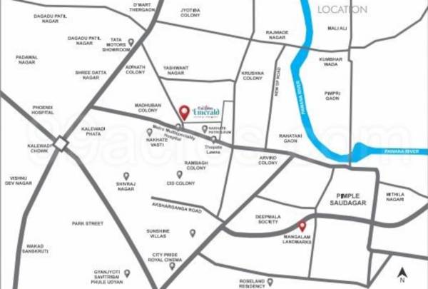  kk-mangalam-emerald Location Plan