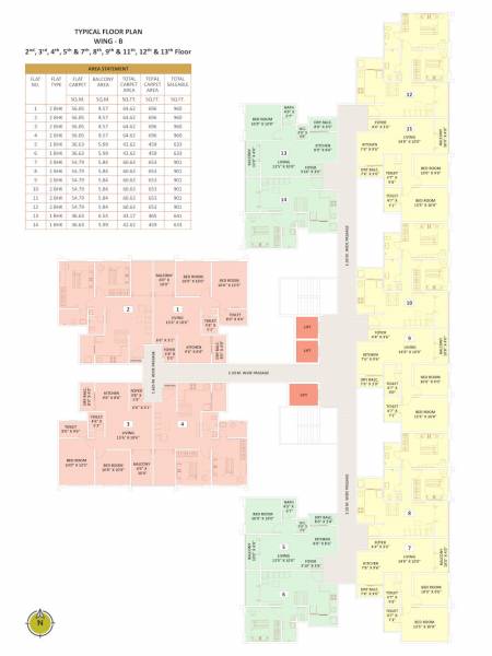  kingstown Wing B Cluster Plan