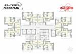 B3 - TYPICAL FLOOR PLAN Cluster Plan  maximum-city B3 - TYPICAL FLOOR PLAN Cluster Plan