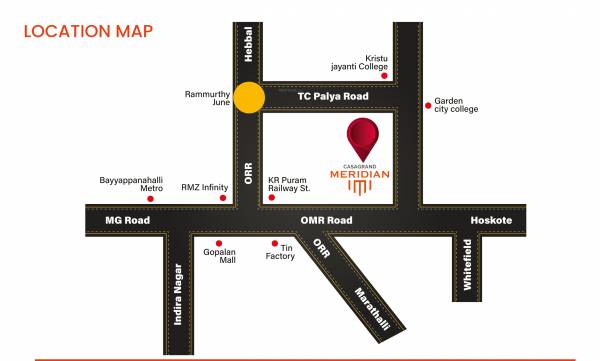  casagrand-meridian Location Plan