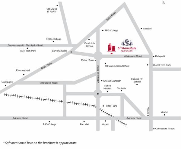 Location Plan sri-kamatchi-apartments Location Plan
