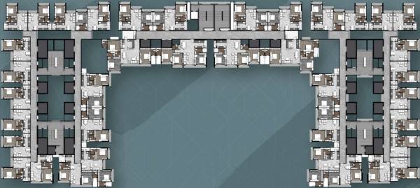  zaiden Zaiden Wing A B C Cluster Plan For Typical Floor