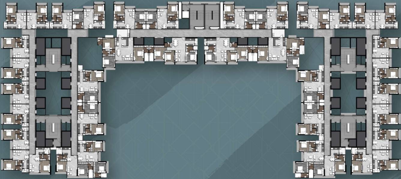 zaiden Zaiden Wing A B C Cluster Plan For Typical Floor