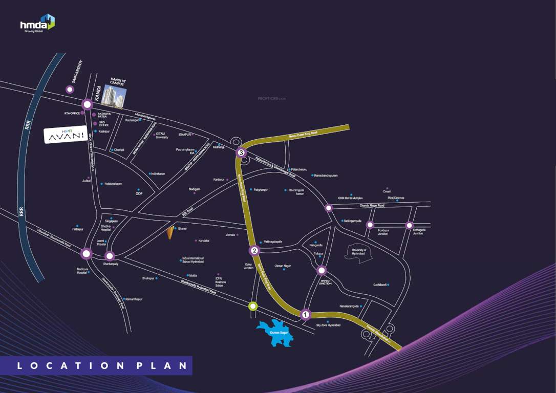  avani Location Plan