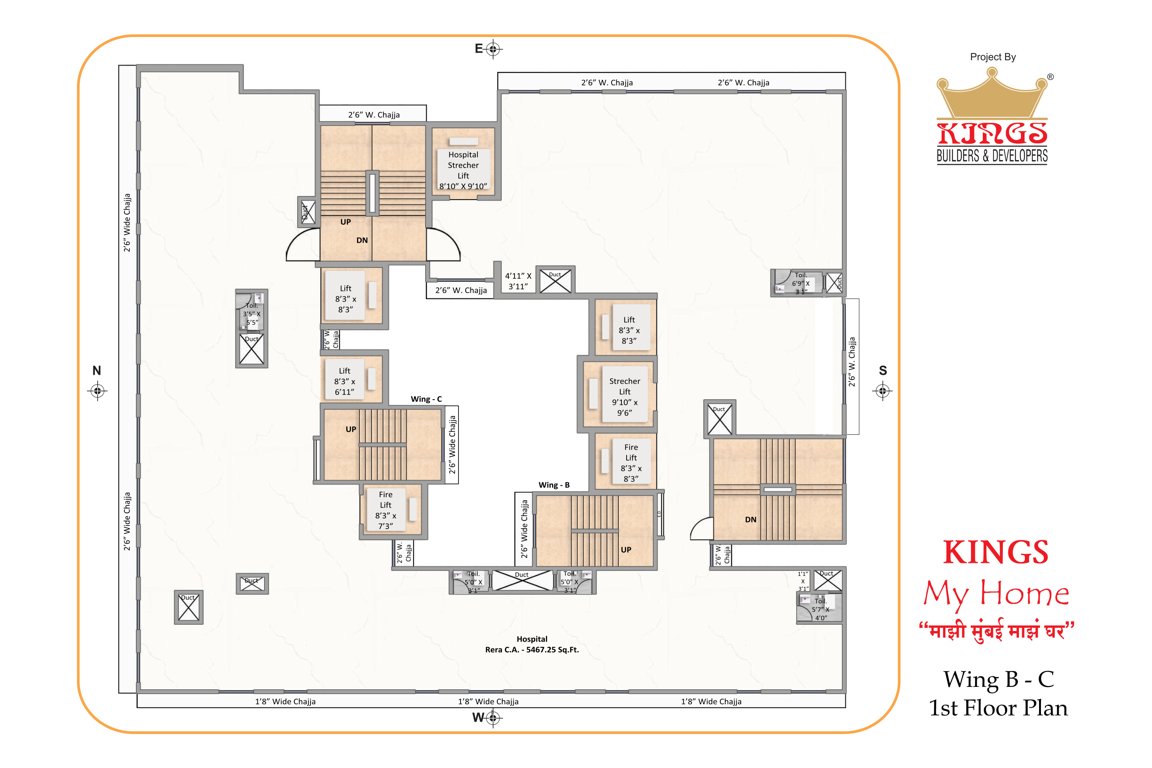  my homes Building No 2 Vishnu Cluster Plan
