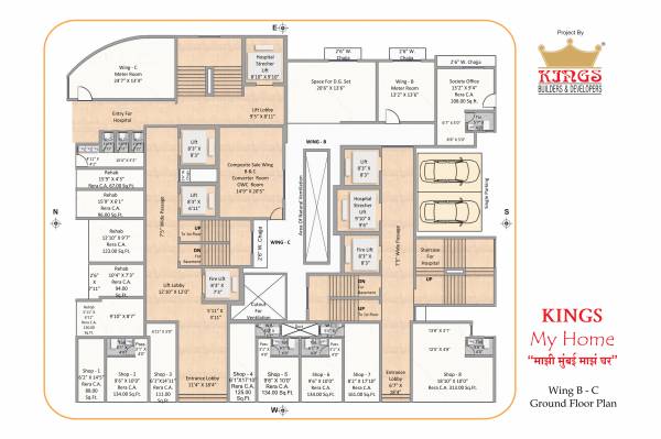  my-homes Building No 2 Vishnu Cluster Plan