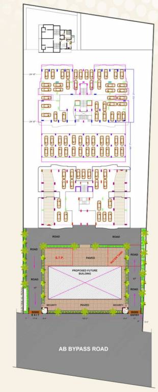  devdarshan Devdarshan Cluster Plan For Ground Floor