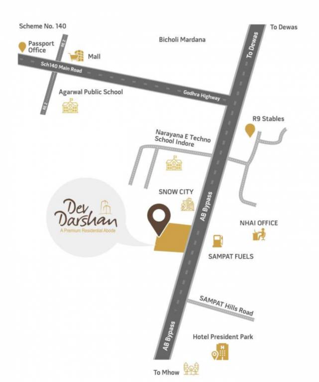  devdarshan Location Plan
