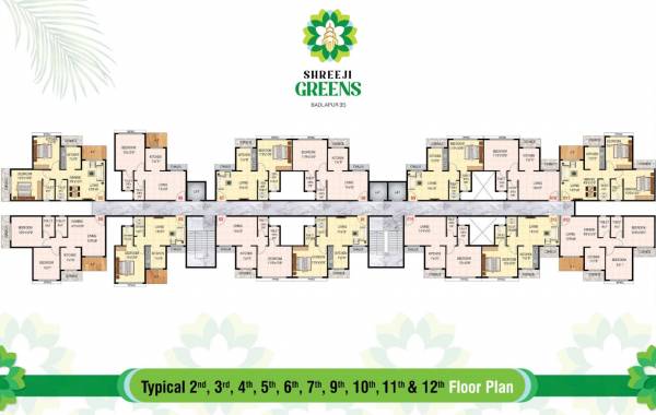  shreeji-greens BLDG A Cluster Plan