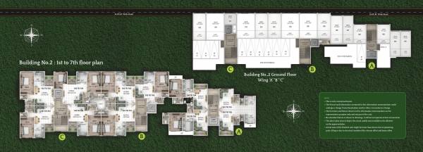  saras-residency Building No 2 A Wing Cluster Plan