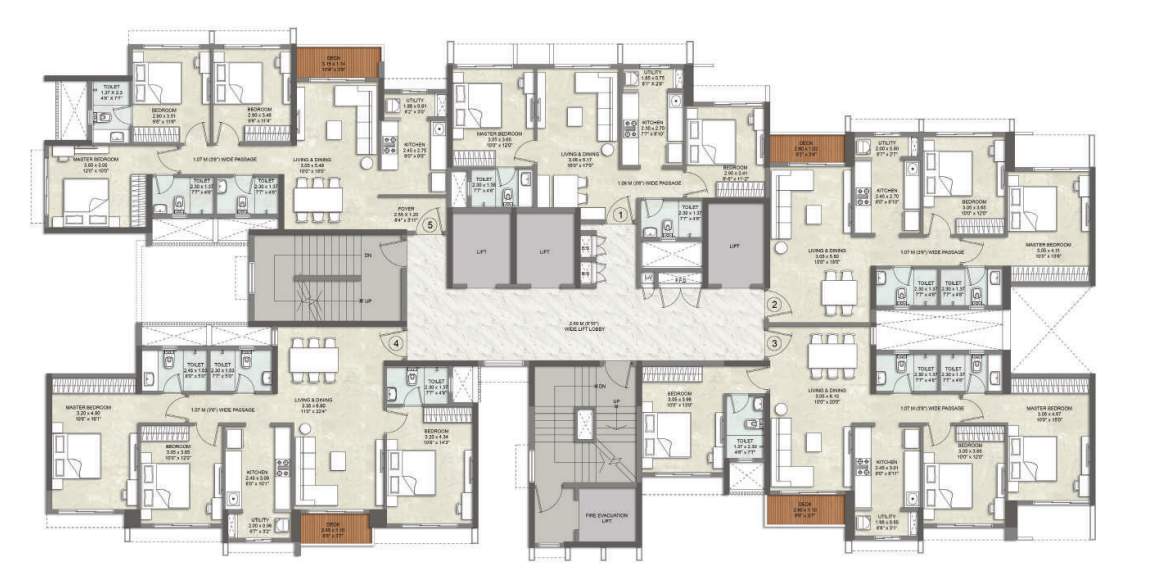  vivant Vivant North Wing D Cluster Plan
