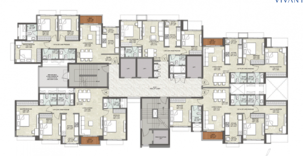 vivant Wing B Cluster Plan