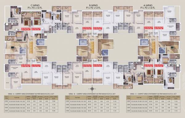  dhanashree-aanand-1 Wing A Cluster Plan