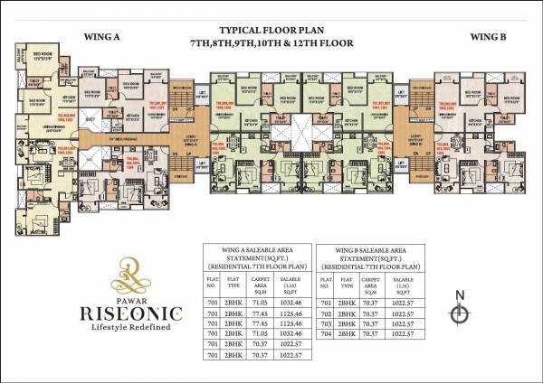  riseonic B Wing Cluster Plan