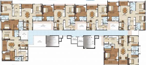  waterscape Tower 1 Typical Cluster Plan