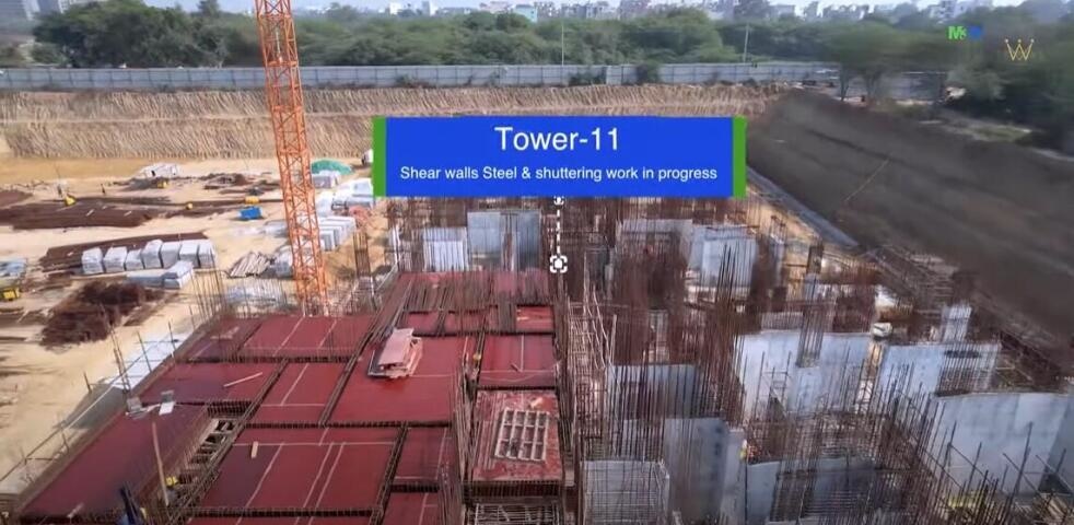 m3m crown Construction Status Dec 23