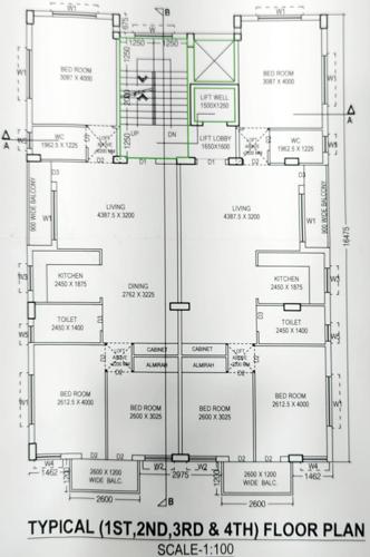  shamba-co-operative-society Shamba Co Operative Society Cluster Plan from 1st to 4th Floor