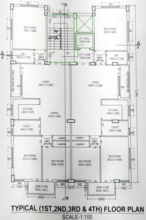  shamba co operative society Shamba Co Operative Society Cluster Plan from 1st to 4th Floor