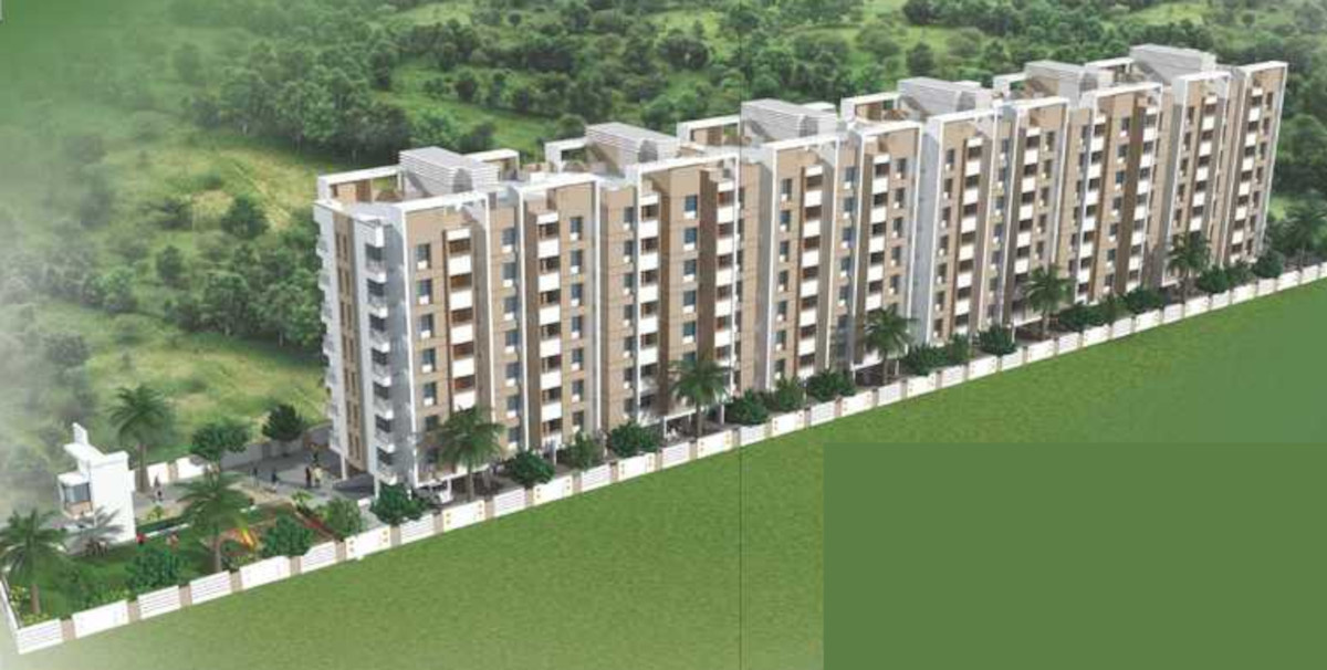 Elevation mangalam wing a and wing b Elevation