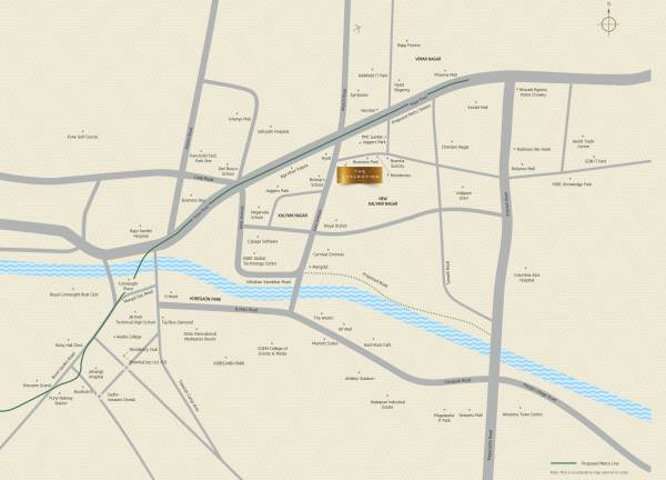  bramha-the-collection Location Plan