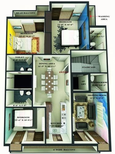  hall-realtors Hall Realtors Cluster Plan For Typical Floor