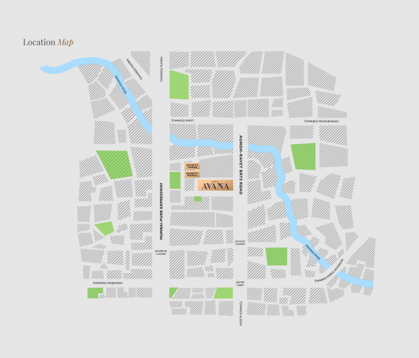  infinity-avana Location Plan