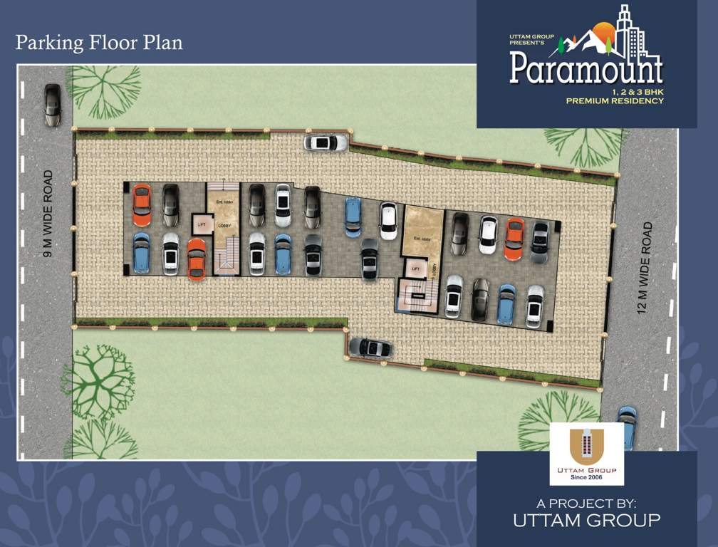  paramount A Wing Cluster Plan