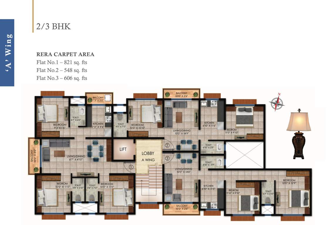  paramount A Wing Cluster Plan