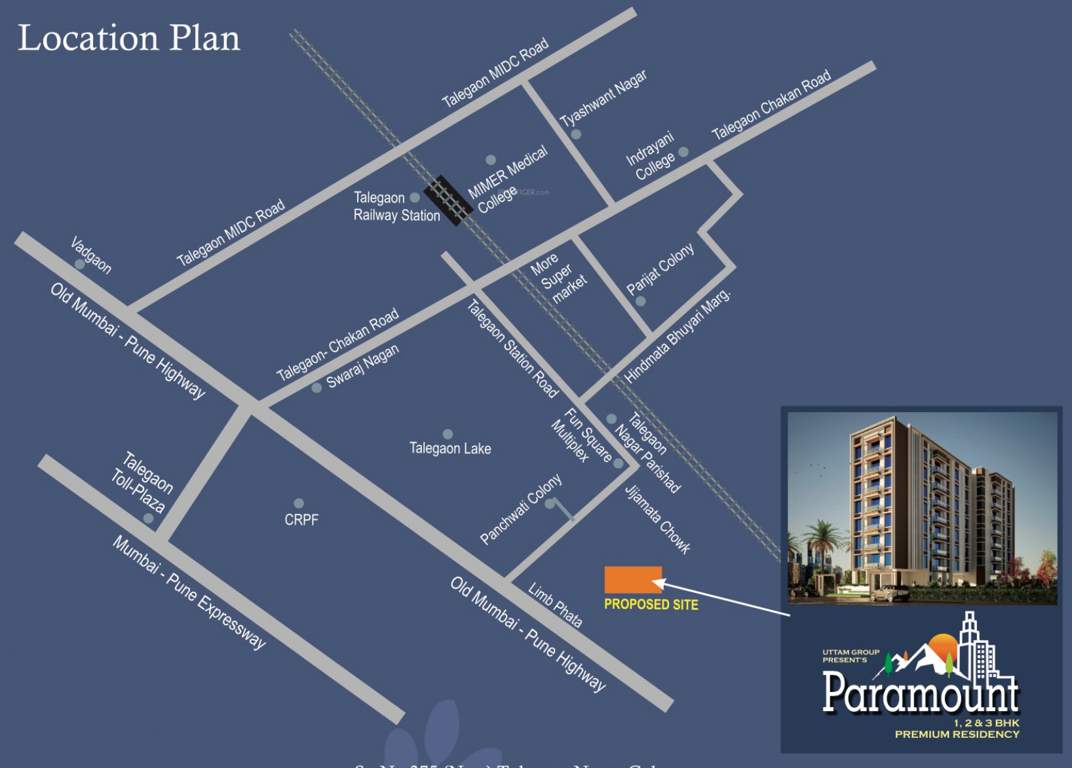  paramount Location Plan