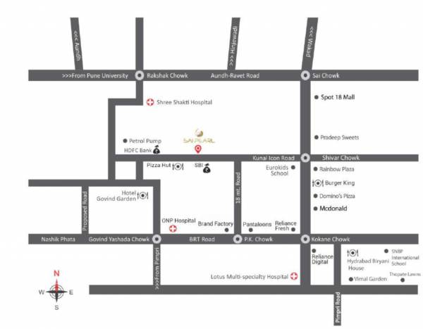  sai-pearl-phase-4 Location Plan