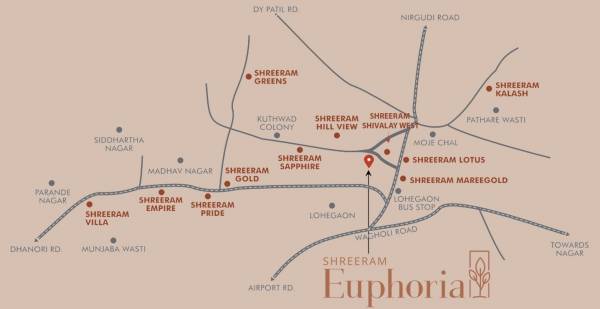  shreeram-euphoria Location Plan
